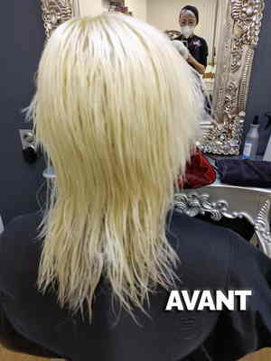 coiffeur aix provence blond polaire coupe femme 2022 avant