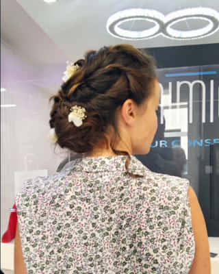 coloriste Aix-en-provence chignon mariee boucles torsades