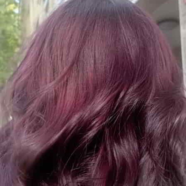 coloriste aix-en-provence couleur patine violet