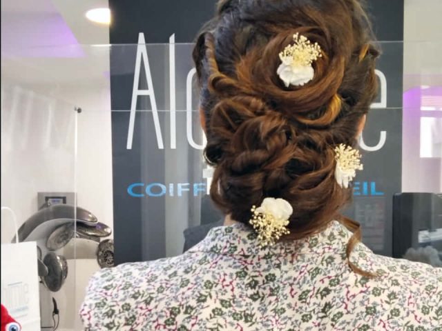 Chignon glamour mariage coiffeur expert coiffure mariee
