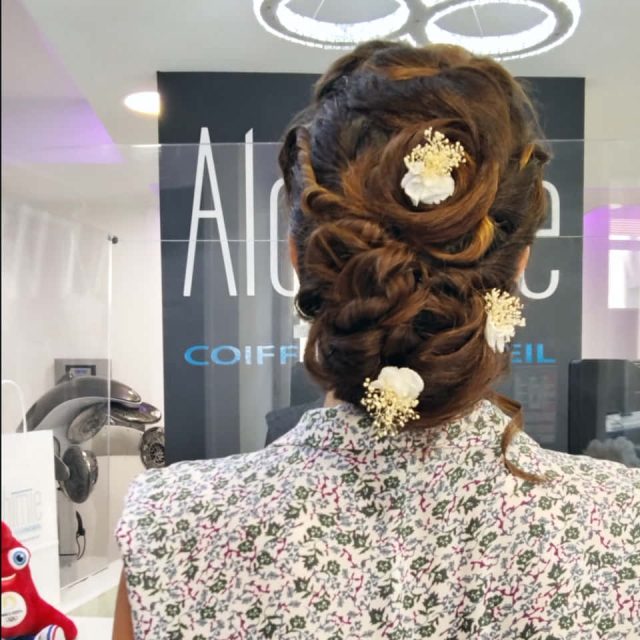 Chignon glamour mariage coiffeur expert coiffure mariee