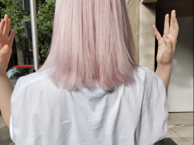 coloriste aix-en-provence Pink Hair