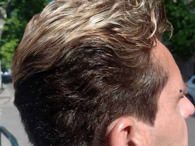 balayage blond homme coupe coloriste aix en provence