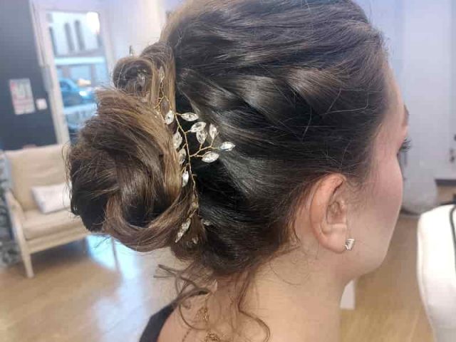 chignon mariee coiffure boheme ornement alchimie coiffure aix